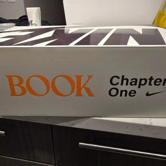 COPY - Nike Book 1 Black / Black - White - Clay Orange MENS NEW SIZE 10 Devin B… - Picture 9 of 11